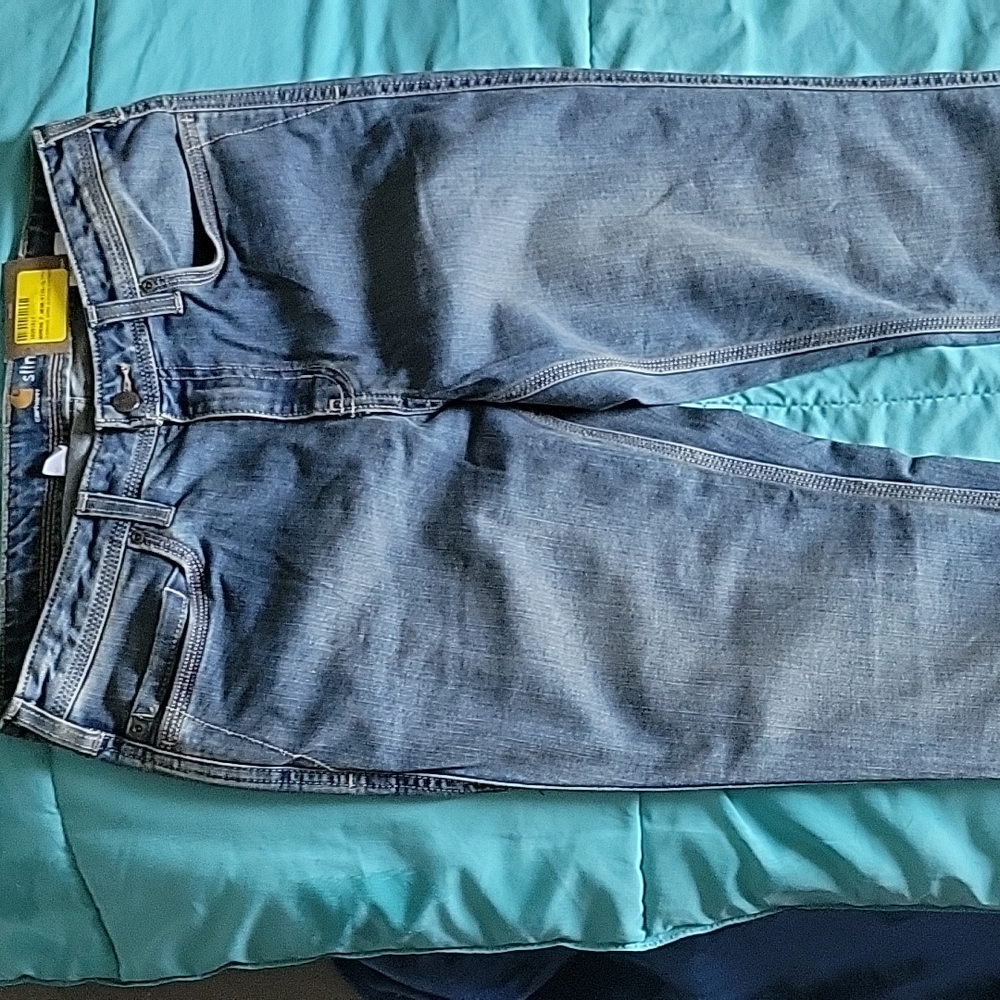 Womens carhartt 8 blue jeans